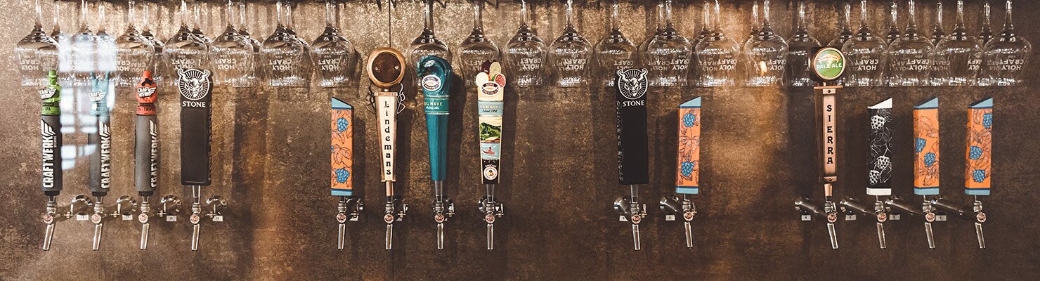 Craft Beer on tap